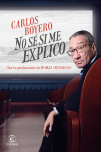 imagen de portada de libro de un señor mayor sentado en una butaca de cine mirando hacia atrás