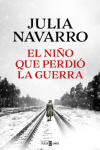 imagen portada del libro en la que aparece un niño de espaldas caminando entre unas vías de tren nevadas