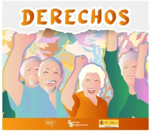 Cartel personas mayores derechos