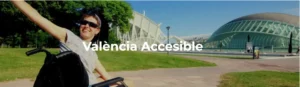 Hombre con silla de ruedas en valencia