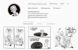 Influencer dominga habla sola
