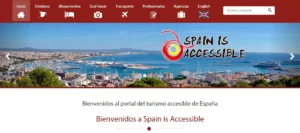 Panoramica playa españa accesible