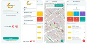 Pantalla movil accesibilidad aplicacion
