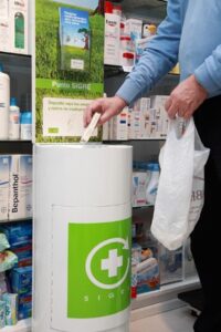 Punto para reciclar medicamentos