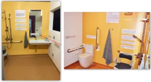 Baño vivienda adaptada accesible