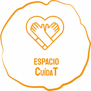 Icono con dos manos abrazadas dentro de un corazón